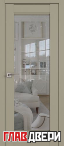 Дверь Profildoors 107U стекло прозрачное (Шеллгрей)