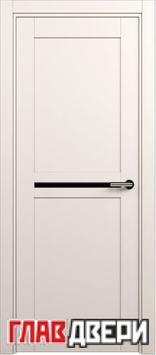 Дверь Status Elegant 142 стекло Триплекс черный (Белый Жемчуг)