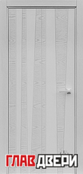 Дверь межкомнатная Trend chiaro patina argento (ral 9003) глухая