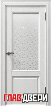 Дверь межкомнатная Соренто (Sorrento) 80010 белый серена остекленная