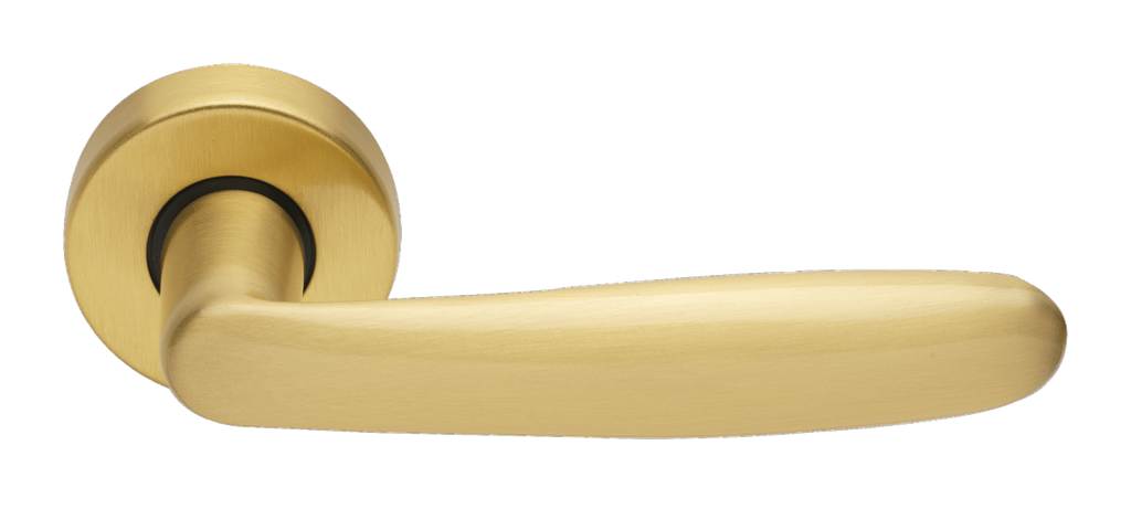 Дверные ручки MORELLI Luxury IMOLA OSA Цвет - Матовое золото