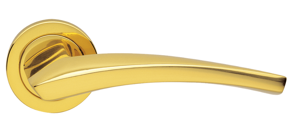 Дверные ручки MORELLI Luxury WIND OTL Цвет - Золото