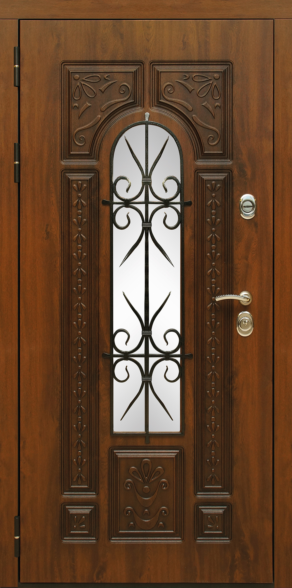Входная дверь в дом со стеклом ковка. Входная дверь сударь Рим ковка. Сударь входная дверь Рим. Рим ковка сударь. Входная дверь Рим - термо (Vinorit дуб золотой + патина).